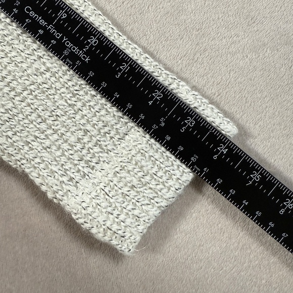 Sactuary Sweater Womens Small Light Gray Plaid Lined Long Sleeve Wool Blend - Picture 13 of 15